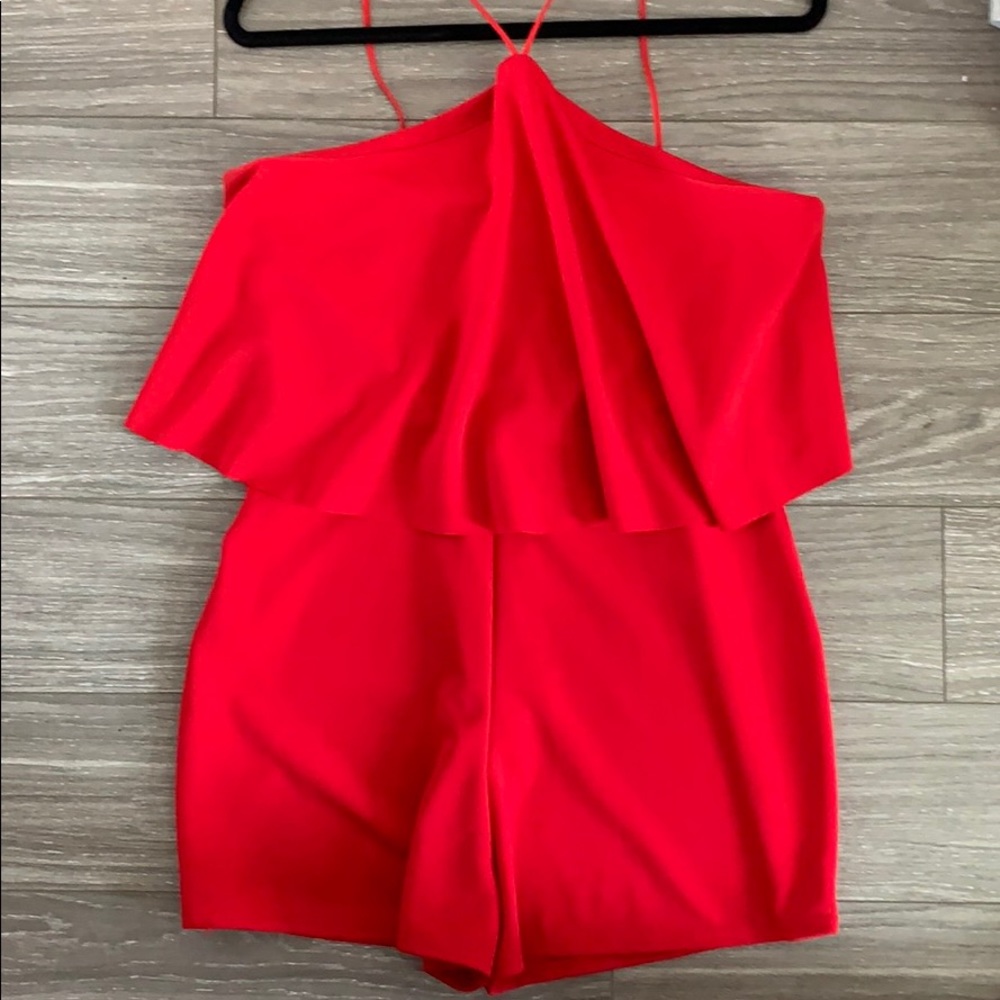 Misguided red romper